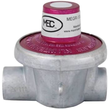 Image for Mec 10 PSI 1/4 In. FNPT Inlet And Outlet Fixed High Pressure COMPACT Regulator from HD Supply