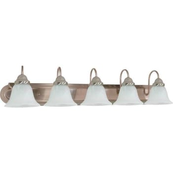 Image for Satco 36" 5-Light Brushed Nickel Vanity Light from HD Supply