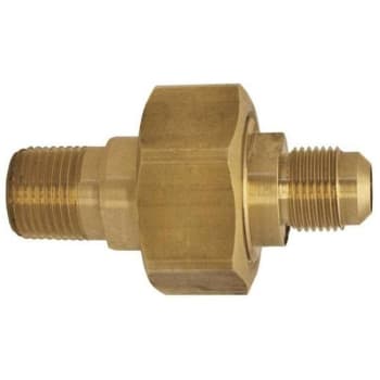 Mec 3/4 In. Mnpt X 1/2 In. Male Flare Brass Space-Saver Dielectric Union