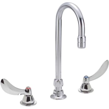 Delta Commercial 8 In. 2-Handle Bathroom Faucet With Gooseneck Spout (Chrome)
