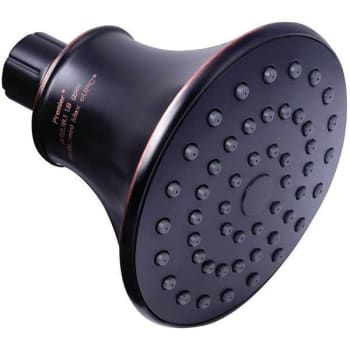 Image for Premier 1-Spray 4.1 In. Single Wall Mount Low Flow Fixed Shower Head In Bronze from HD Supply