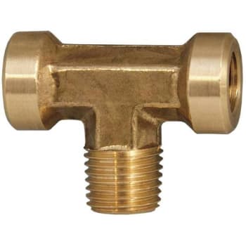 Mec 1/4 In. Inverted Flare Tee Block No Check Valve