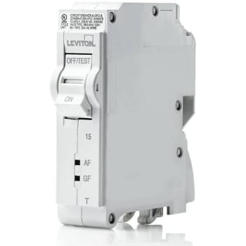 Image for Leviton 15 Amp 120 V Afci/Gfci 1-Pole Thermal Magnetic Branch Circuit Breaker from HD Supply