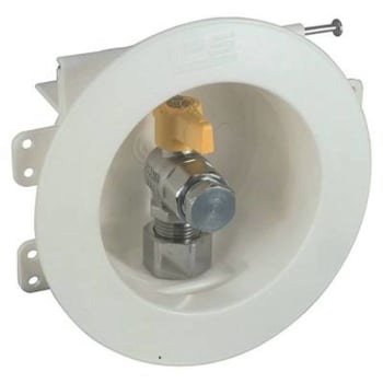 Image for Ips 1/2 In. Water-Tite Mini Round Gas Outlet Box W/ Plastic Valve For Iron Pipe from HD Supply