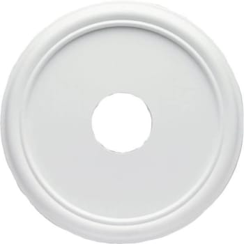Image for Hampton Bay 16 In. White Smooth Ceiling Medallion from HD Supply