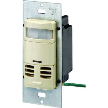 Image for Leviton Ivory Dual-Relay Multi-Technology Wall Switch Motion Sensor from HD Supply