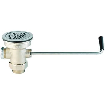 Image for T&S 3 In. X 12.25 In. Lever Waste Valve (Brass) from HD Supply