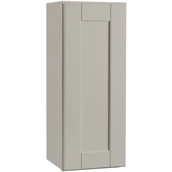 Hampton Bay 12 In. X 30 In. X 12 In. Dove Gray Shaker Assembled Wall Kitchen Cabinet