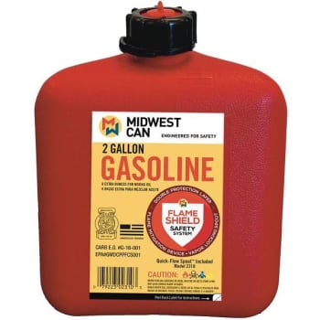 Image for Midwest Can 2 gal. FMD Gas Can from HD Supply