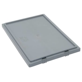 Quantum Storage Systems Genuine Stack&nest Tote Lid For Snt200, Gray, Case Of 6
