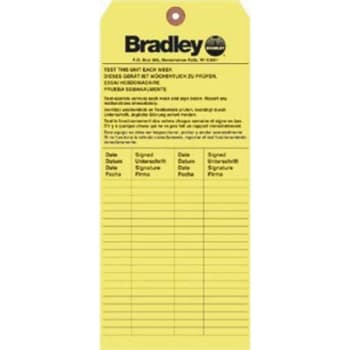 Image for Bradley Inspection Tag from HD Supply