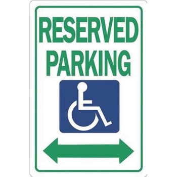 Image for Hy-Ko 12 In. X 18 In. "reserved Parking" Heavy-Duty Reflective Sign from HD Supply