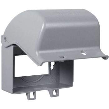 Image for Taymac 1-Gang Horizontal Weatherproof In-Use Cover (Gray) from HD Supply