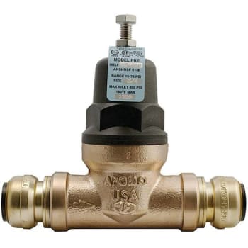Image for Tectite 3/4" Bronze 36elf Push-To-Connect Water Pressure Regulator from HD Supply
