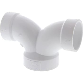 Image for Nibco 2 In. X 1-1/2 In. X 1-1/2 In. PVC DWV 90 Deg. All Hub Double Elbow Fitting from HD Supply