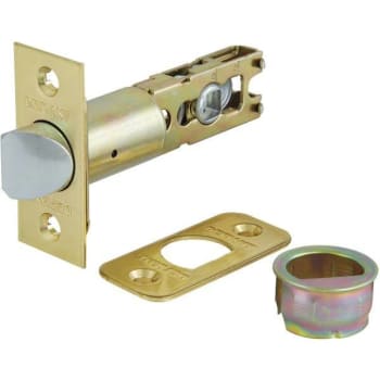 Image for Defiant 6-Way Adjustable Spring Latch (Polished Brass) from HD Supply