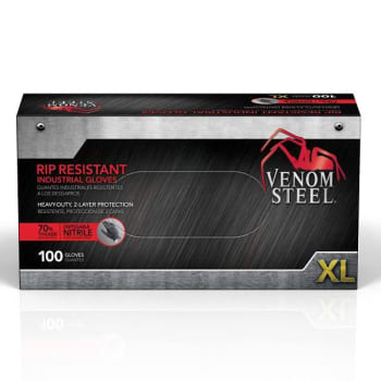 Image for Venom Steel 2-Layer Rip Resistant Nitrile Gloves Xl Package Of 100 from HD Supply