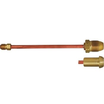Image for Mec Copper Pigtail Pol X 1/4 In. Male Inverted Flare Nipple 48 In. Long 1-1/8 In. Hex Nut from HD Supply