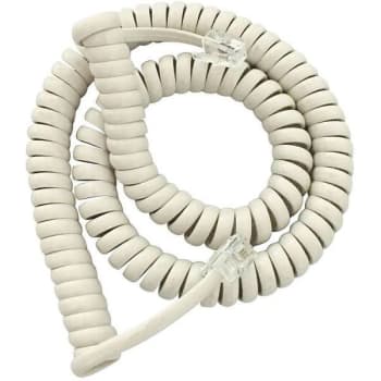 Image for Lodging Star 12 Ft. Coil Cord Phone Handset Ash from HD Supply
