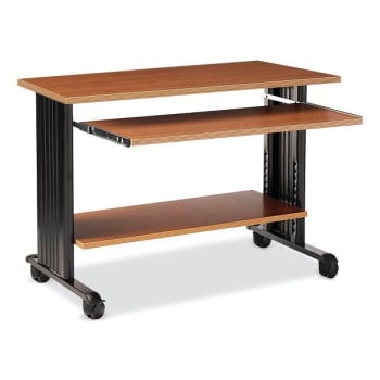 Safco Muv™ Fixed Height Standing Desk, 35.5" X 22" X 30.5", Cherry