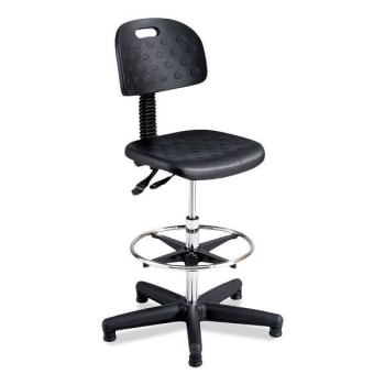 Image for Safco Soft Tough™ Deluxe Workbench Chair, 22" To 32" High, Black from HD Supply