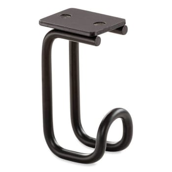 Image for Safco Table Hooks, 1.25 X 1.75 X 3.25, Black, 24 Per Pack from HD Supply