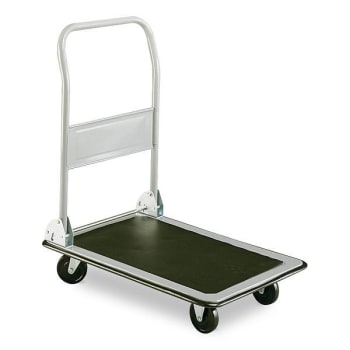 Image for Safco Tuff Truck™ Small Platform Truck, 400 Lb Capacity, 29" X 18.75", Gray from HD Supply