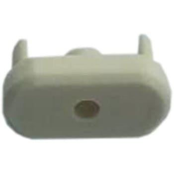 Image for Designer's Touch Cordless Blind Bottom Rail End Cap (Alabaster) from HD Supply