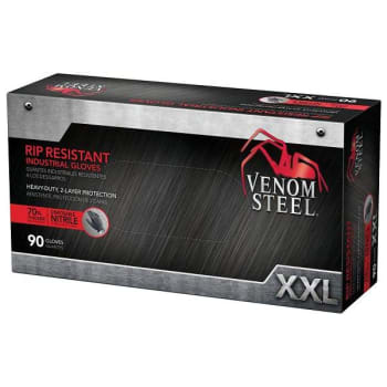 Image for Venom Steel 2-Layer Rip Resistant Nitrile Gloves Xxl Package Of 90 from HD Supply
