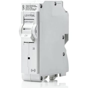 Image for Leviton Standard 1-Pole 20 Amp 120 V 10 Ka Interrupt Rating Smart Branch Circuit Breaker from HD Supply