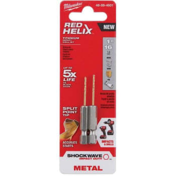 Image for Milwaukee Shockwave 1/16 In. Titanium Twist Drill Bit from HD Supply