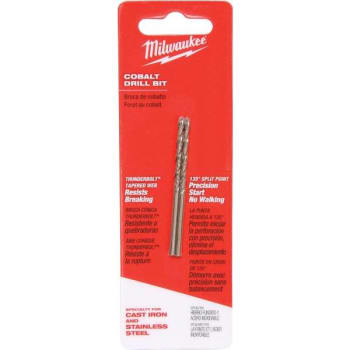 Image for Milwaukee 1/2 In. Cobalt Red Helix Twist Drill Bit from HD Supply