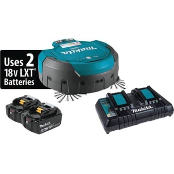 Image for Makita 18-Volt X2 Lxt Lithium-Ion Brushless Cordless Robotic Vacuum Kit from HD Supply
