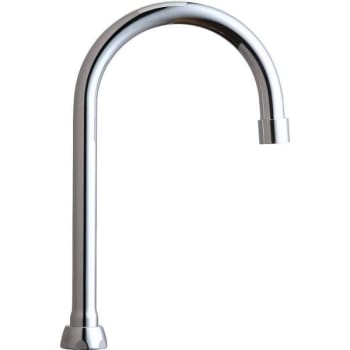 Chicago Faucets # Gn2bjkabcp 5-1/4 In. Brass Rigid/Swing Gooseneck Spout