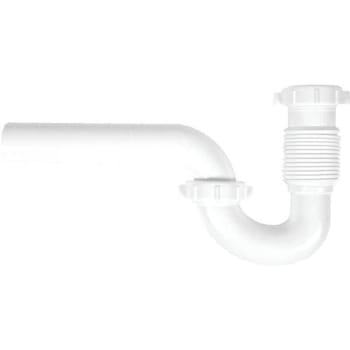 Image for Oatey Form N Fit 1-1/2 In. White Plastic Sink Drain Flexible P-Trap from HD Supply