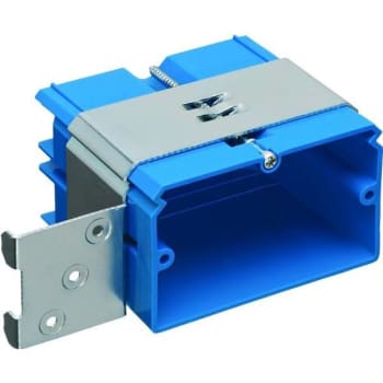 Carlon 1-Gang 22 Cu. In. New Work PVC Adjust Electrical Wall Box With Horizontal Mount