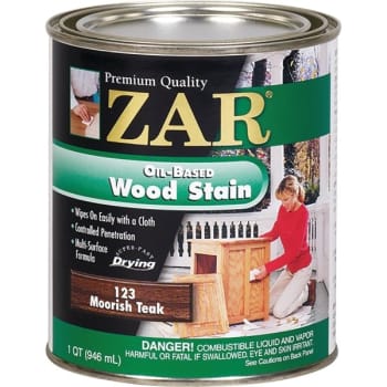 Image for UGL 12312 Qt Moorish Teak ZAR 123 Wood Stain, Package Of 4 from HD Supply