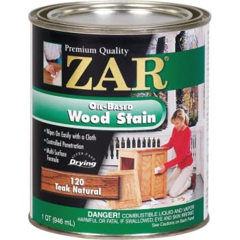 Image for UGL 12012 Qt Teak Natural ZAR 120 Wood Stain, Package Of 4 from HD Supply
