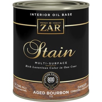 Image for Zar 1 Qt. Aged Bourbon 115 Wood Stain (4-Pack) from HD Supply