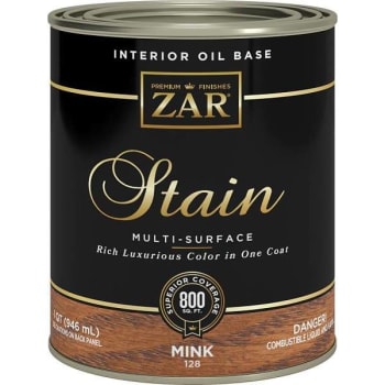Image for Zar 1 Qt. Mink 128 Wood Stain (4-Pack) from HD Supply