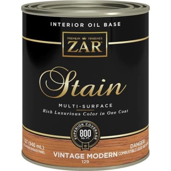 Image for Zar 1 Qt. Vintage Modern 129 Wood Stain (4-Pack) from HD Supply