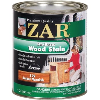 Image for UGL 12912 Qt Aged Varnish/Amber Varnish ZAR 129 Wood Stain, Package Of 4 from HD Supply