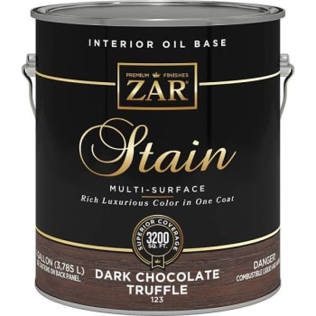 Image for Zar 1 Gal. Dark Chocolate Truffle 123 Wood Stain from HD Supply