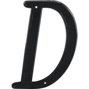 Image for Prime-Line 4-1/4 In. Diecast Metal House Letter D (Black) from HD Supply