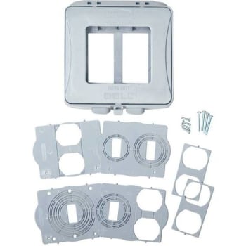 Image for Taymac N3r 2-Gang Weatherproof In-Use Outlet Cover (For Outdoor Outlet) from HD Supply