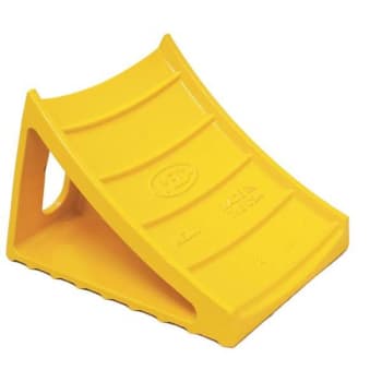 Image for Mec Yellow Cast Aluminum Wheel Chock Block Safety from HD Supply