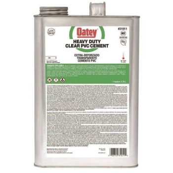 Oatey 1 gal. PVC Heavy Duty Cement (Clear)