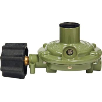 Image for Mec Single Stage Regulator 11 In. Wc 90-Degree Vent Black Female Qcc X 3/8 In. FNPT from HD Supply