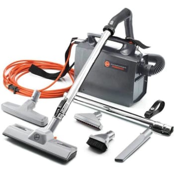 Hoover Commercial Pro Canister Lightweight Vacuum Cleaner Machine W/ Attachment Tool Kit