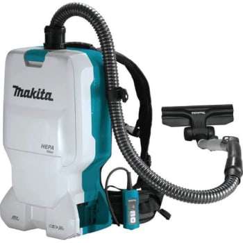 Image for Makita 18v X2 Lxt Li-Ion Brushless Cordless 1.6 Gal. Hepa Filter Backpack Dry Vacuum from HD Supply